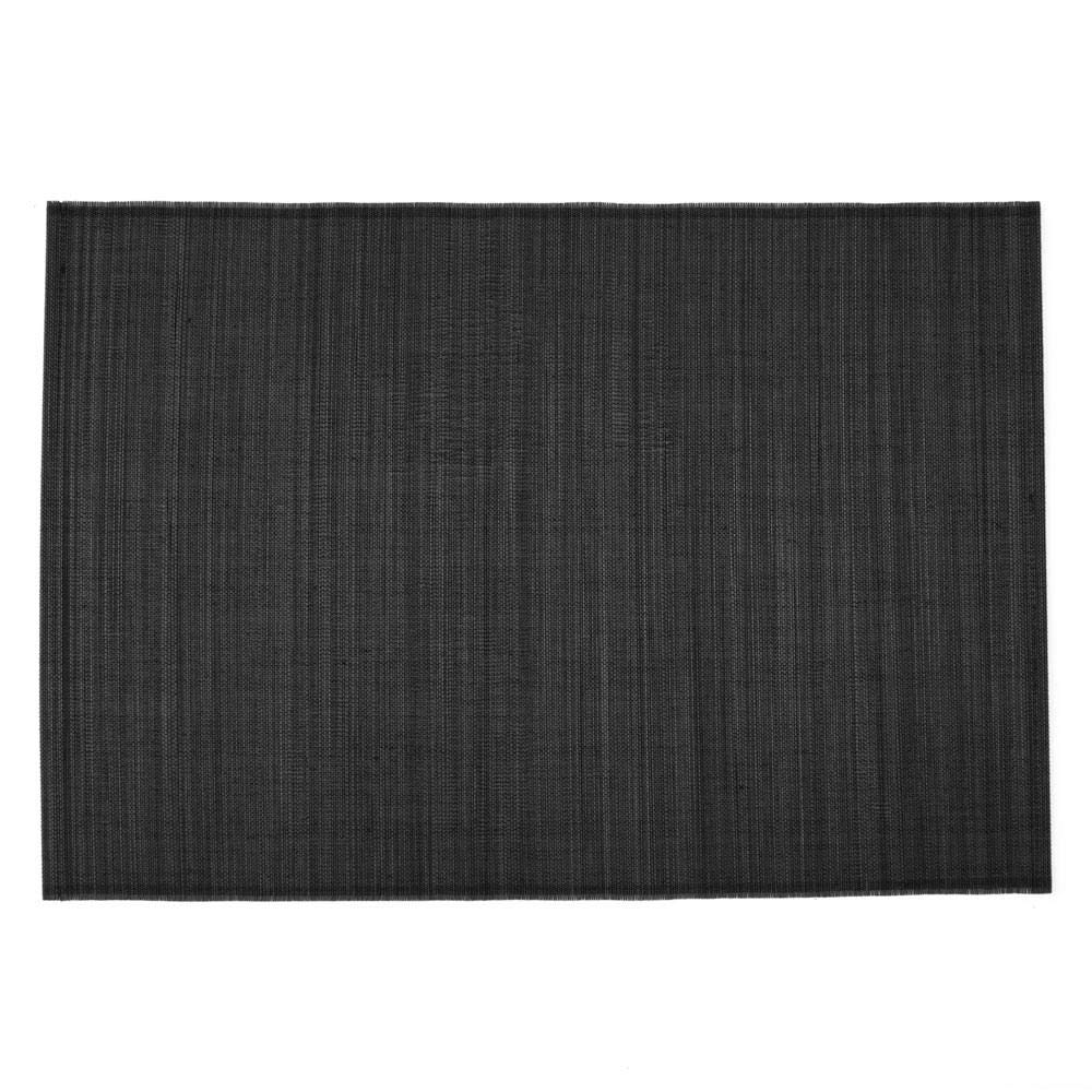 Premium Black Bamboo Roll-Up Placemats Set of 24 - Eco-Friendly Table Mats for Dining, Parties & Home Decor - Dishwasher Safe & Durable