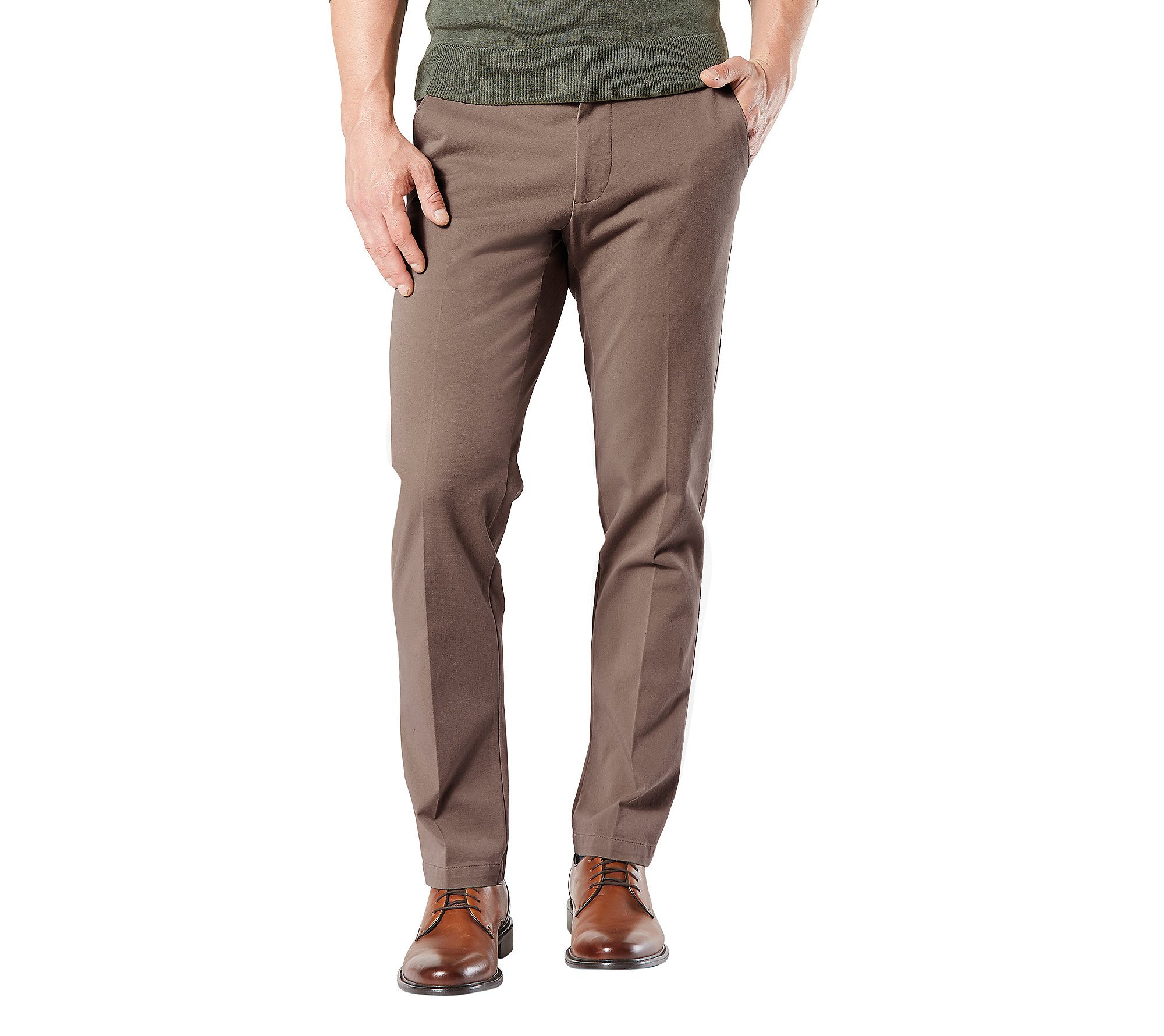Dockers Men's Straight Fit Workday Khaki Smart 360 FLEX Pants - Comfortable Office & Casual Wear (Regular & Big & Tall Sizes) for Business Professionals & Everyday Use