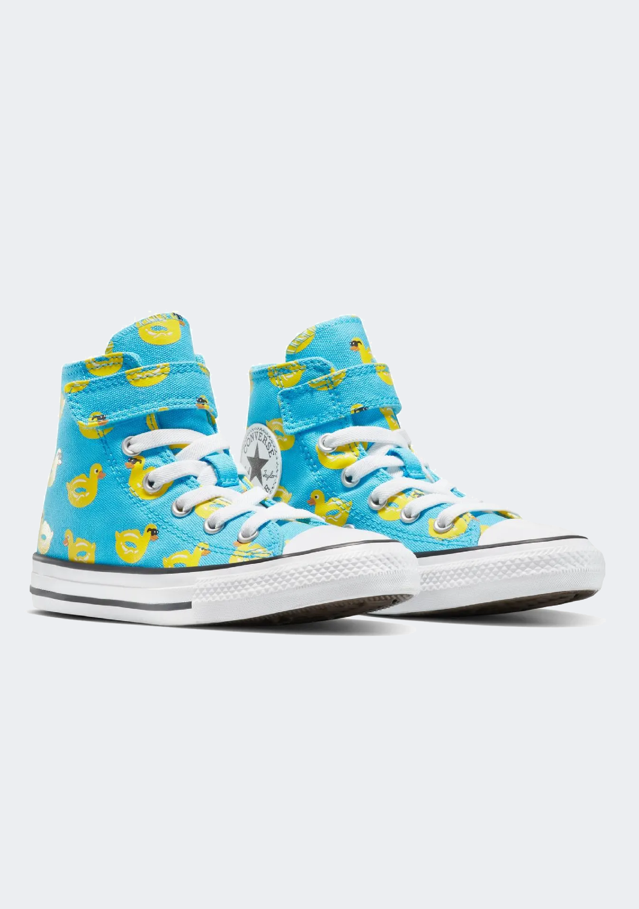 Converse Kids' CTAS 1V HI Sneakers - High Top Canvas Shoes for Boys & Girls - Classic Basketball Style for School, Play & Everyday Wear