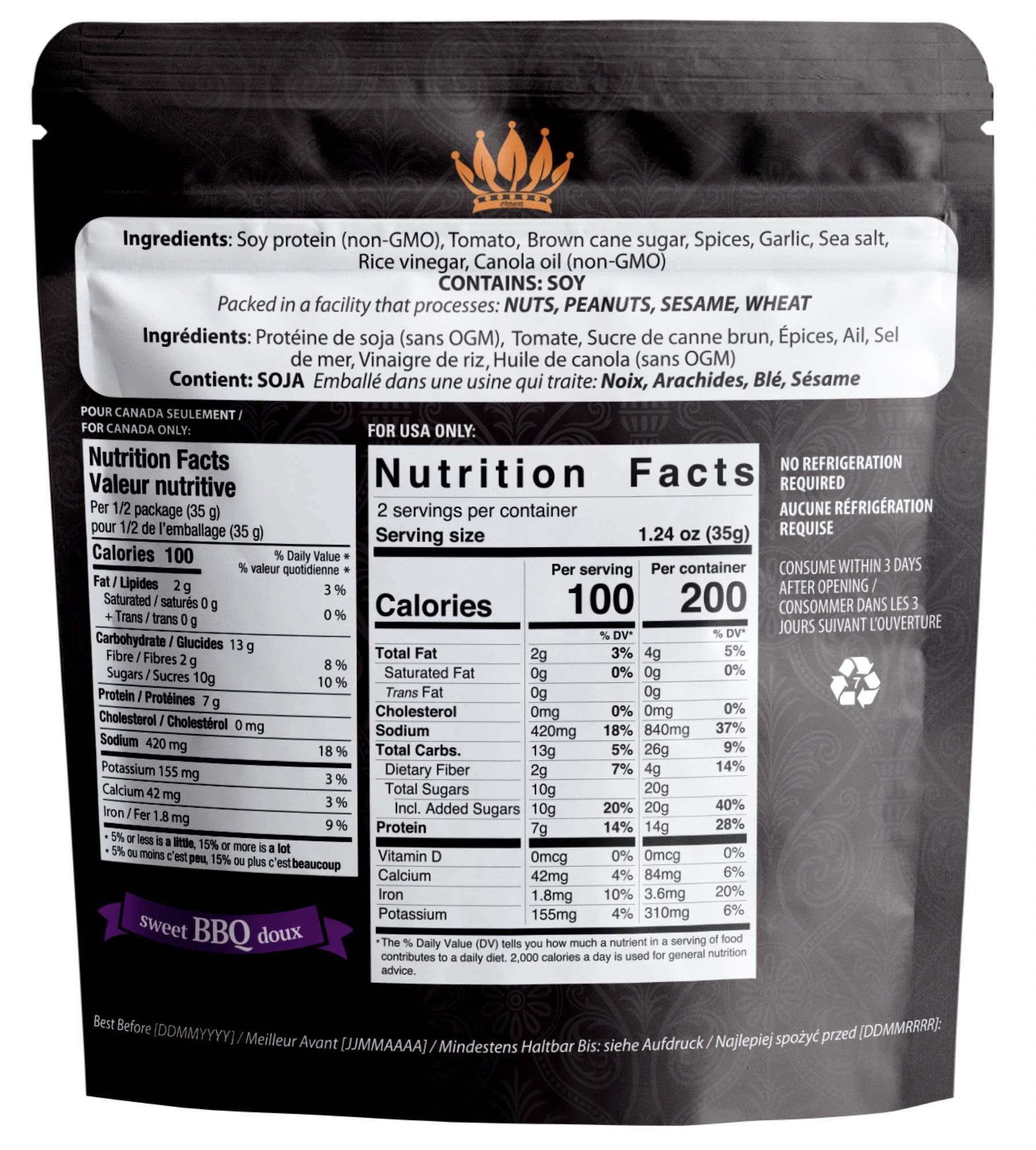 Noble Jerky – Vegan Plant-Based Snack Variety Pack (5 Bags, 2.47 oz Each) | BBQ, Teriyaki, Chipotle, Original & Hickory Flavors | Non-GMO, Vegetarian-Friendly | Perfect for Hiking, Road Trips & Healthy On-the-Go Snacking