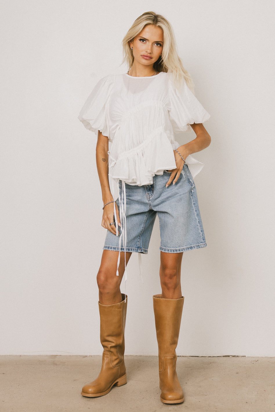 Aspen Sheer Blouse Women's Lightweight Flowy Tops - Perfect for Casual Wear, Office Outfits & Summer Fashion