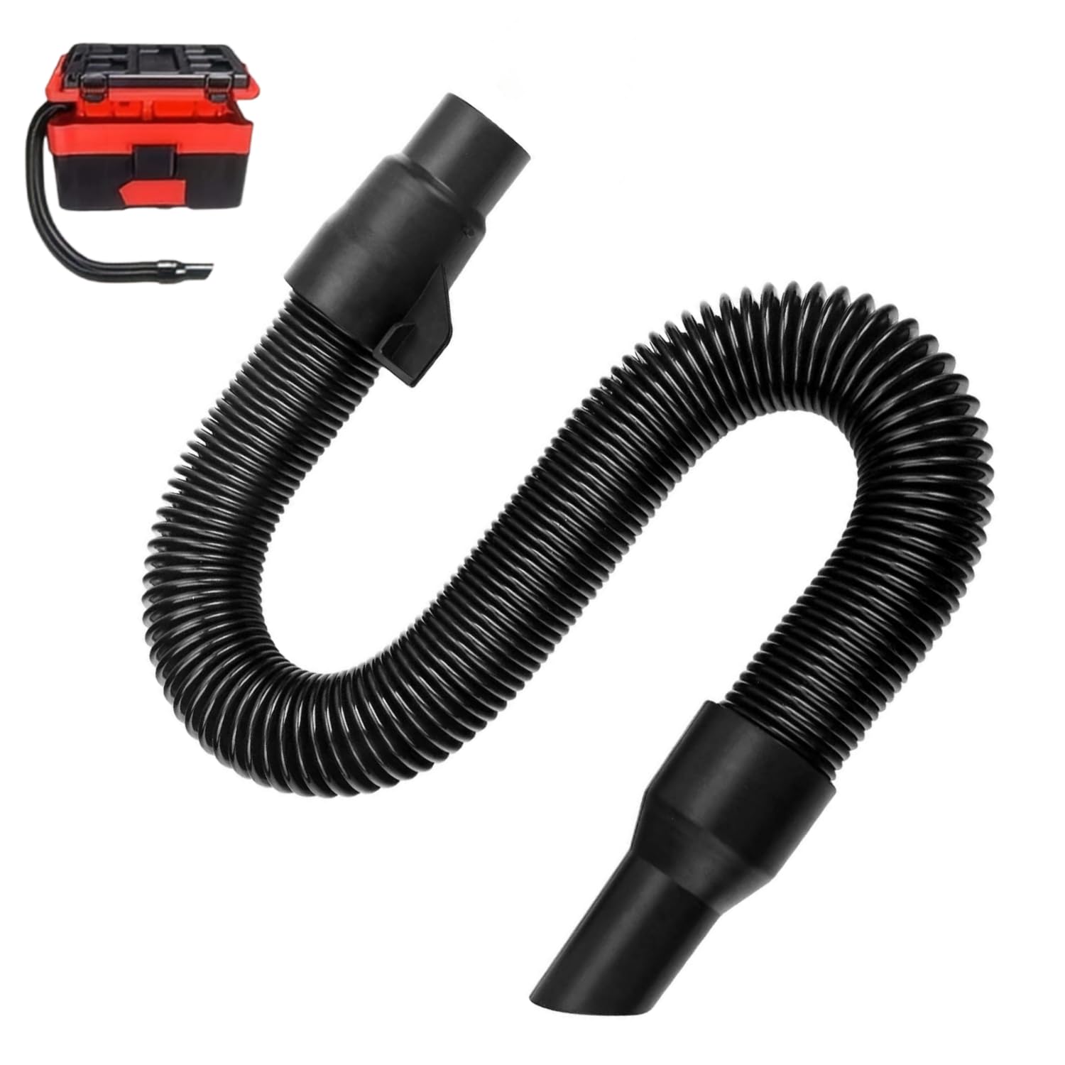 Fit for Milwaukee M-18 Fuel Shop Vac Hose 0880-20 0780-20 0970-20 | 8V Wet/Dry Vac Hose Assembly with Internal Storage | Compatible with 18V/28V Wet/Dry Vacuums | Perfect for Workshop Cleaning & DIY Projects