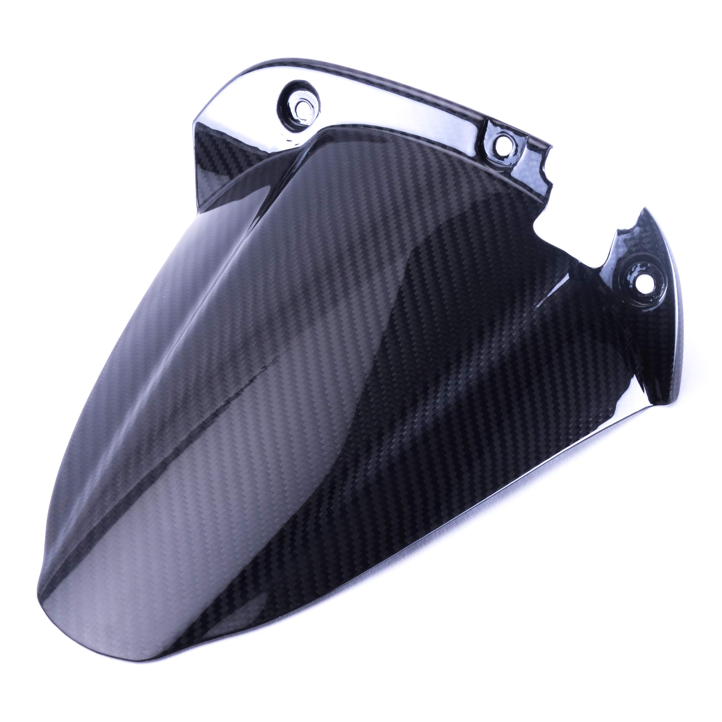 Bestem CBBU-HGR-MT Full Carbon Fiber Twill Press Molded Rear Hugger for EBR 1190 RX/SX Motorcycles - Lightweight Protection & Style Upgrade for Racing & Street Riding