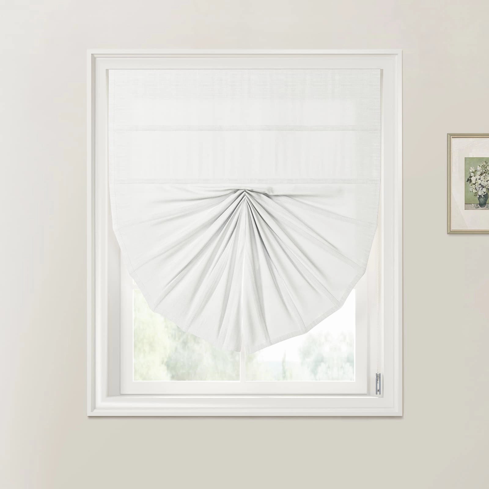 Custom Roman Shades with Cord Lift - Blackout Window Blinds for Bedroom & Living Room - Elegant Home Decor & Light Control Solution