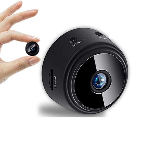 Mini WiFi Spy Camera 1080P HD with Night Vision & Motion Detection - Wireless Magnetic Security Camera with Live Audio/Video Feed & Phone App - Perfect for Home, Office, Baby Monitor & Indoor Surveillance