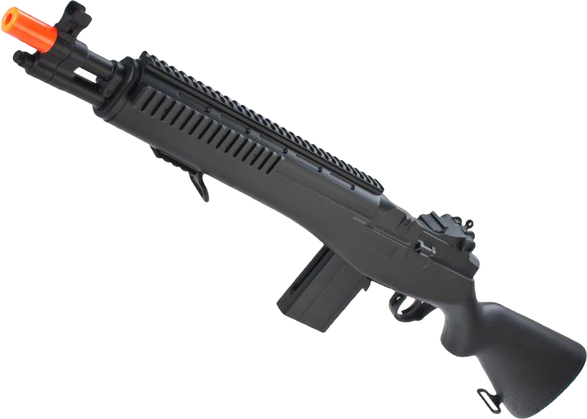 Double Eagle M14 SOCOM Full Size Spring-Powered Airsoft Rifle - High Performance Airsoft Gun for Outdoor Skirmishes & Tactical Training