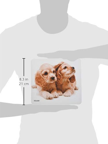 Allsop 30183 NatureSmart Mouse Pad with Puppies Design - Ergonomic Non-Slip Desk Mat for Office, Gaming & Home Computer Use