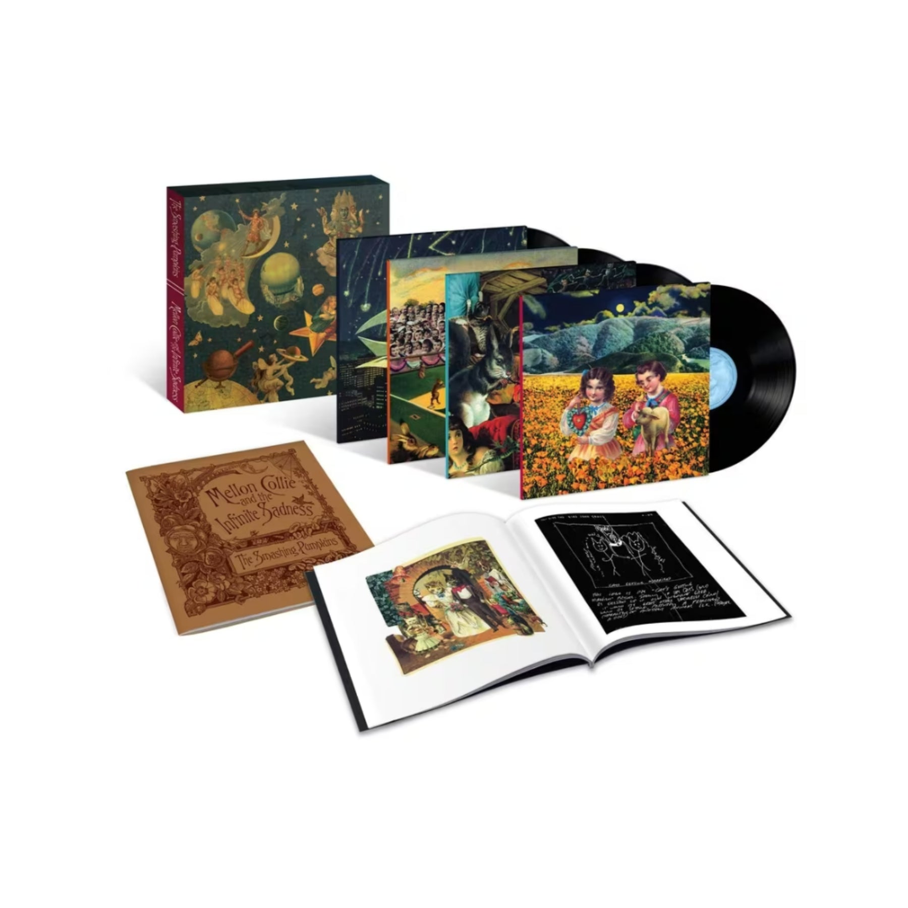 Smashing Pumpkins Mellon Collie & The Infinite Sadness 4LP Vinyl Box Set - Limited Edition Collectible for Music Lovers & Vinyl Enthusiasts - Perfect for Home Listening, Gifts & Music Collections
