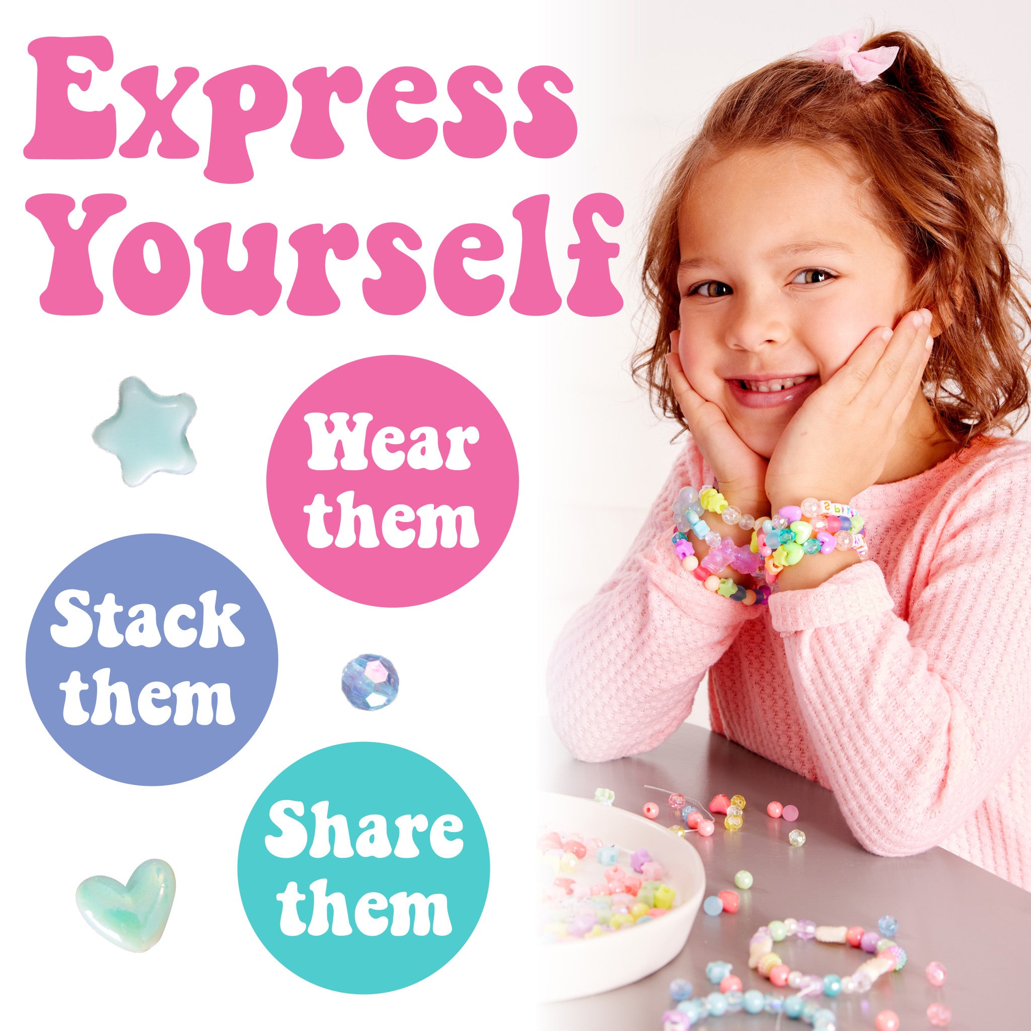 Unicorn Bead Jewelry Jar - DIY Craft Kit for Kids & Teens - Perfect for Birthday Gifts & Party Favors #6476000