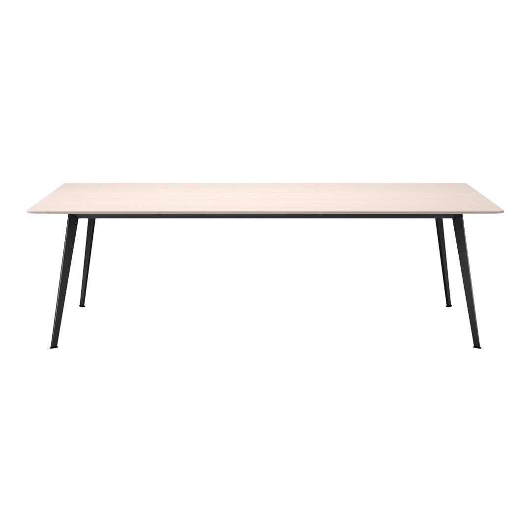 JW Modern Rectangular Dining Table - Solid Wood Kitchen Table for 6 - Perfect for Family Dinners & Entertaining Guests