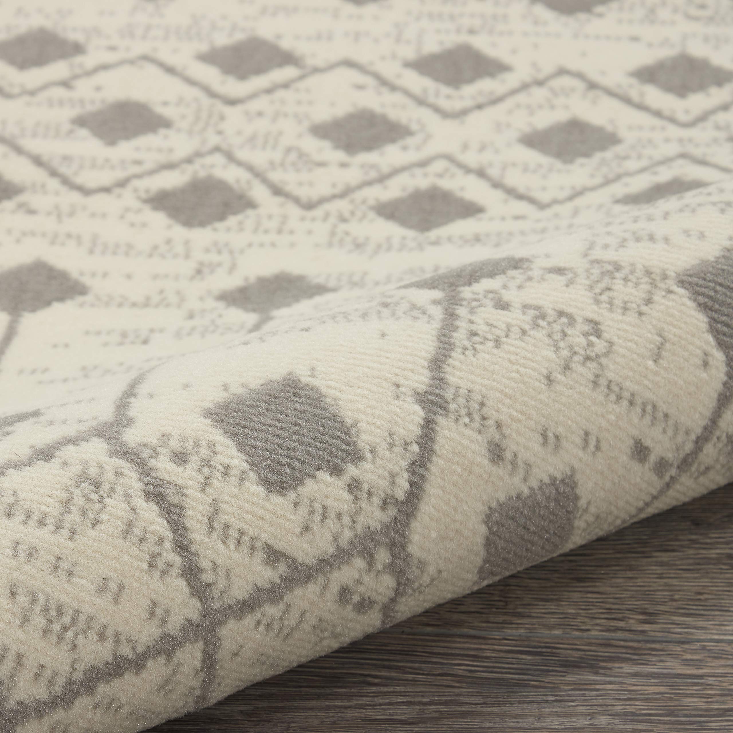 Nourison Grafix Moroccan Ivory/Grey 8'6