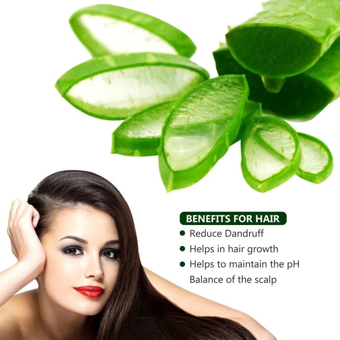 Elina Pure Vitamin E Beads & Aloe Vera Gel - Non-Toxic Face Gel for Acne Scars, Glowing Skin & Hair Care | 200g Multipurpose Natural Aloe Vera Gel for Hydration, Sunburn Relief & Daily Skincare Routine