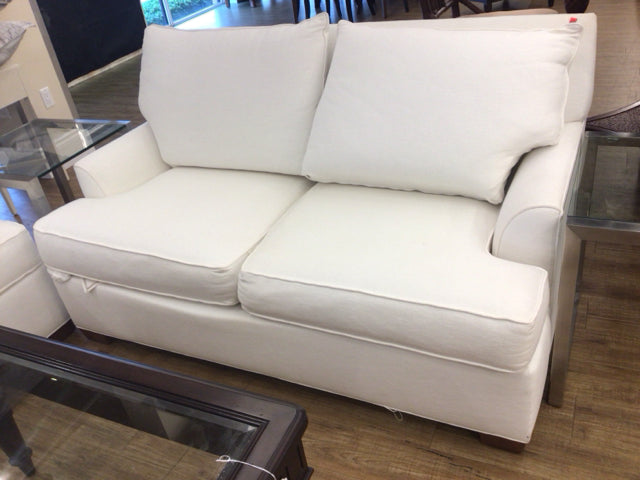 Ethan Allen Fabric Love Seat - Stylish & Comfortable Sofa for Living Room, Lounge, or Office | Free Shipping & Easy Returns