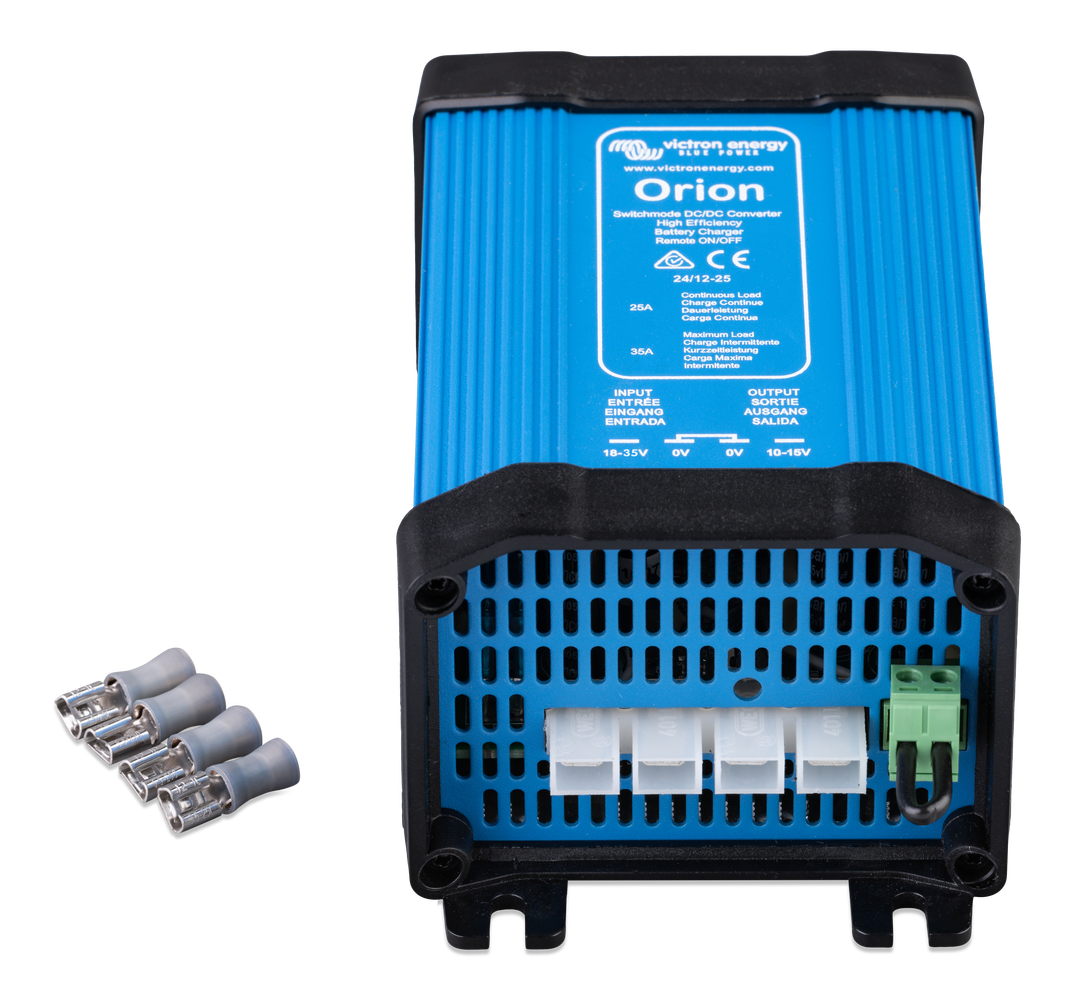 Victron Orion High Power Non-Isolated DC-DC Converter - 12V/24V to 12V/24V Voltage Regulator for RVs, Boats & Solar Power Systems