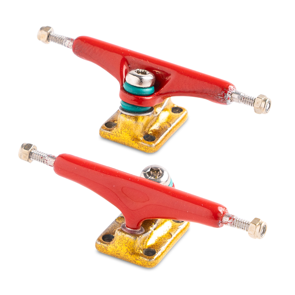 Yellowood X4 Fingerboard Y Trucks - Premium Mini Skateboard Trucks for Tech Decks & Fingerboards - Perfect for Tricks, Stunts & Collectors
