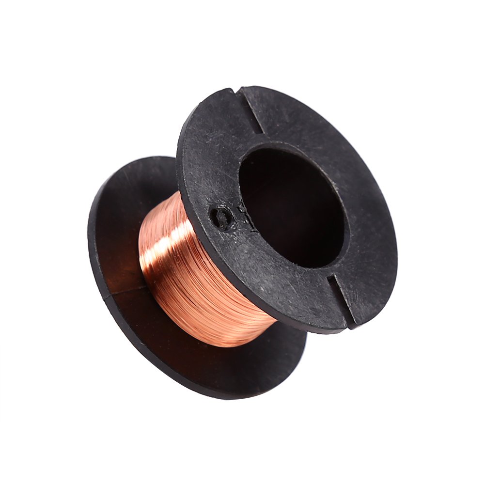 Premium 0.1mm Enameled Copper Wire for Motors & Transformers - Magnetic Copper Wire for DIY Projects, Speakers, Electromagnets - 15m x 5pcs - Perfect for Electrical Repairs, Crafting & Electronics Projects