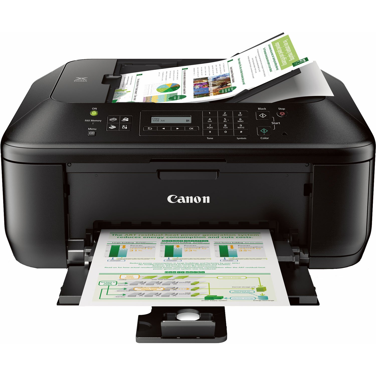 Canon MX392 Wireless All-in-One Color Printer with Scanner, Copier & Fax | High-Quality Photo Printing | Ideal for Home Office & Small Business Use