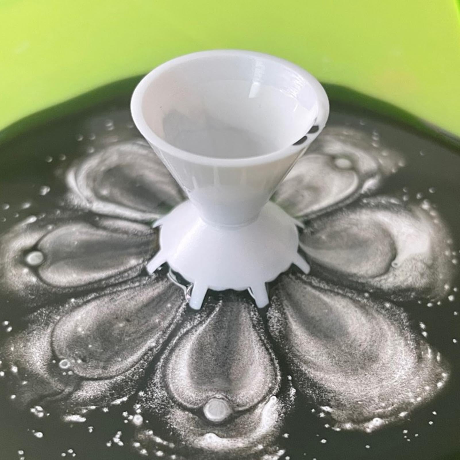 Paint Strainer & Pouring Cup Set - 5 Pack Reusable Split Cup for Acrylic Paint Pouring Art Supplies, DIY Fluid Art Tools with Strainer Mesh - Perfect for Canvas Painting, Abstract Art, Home Decor Projects