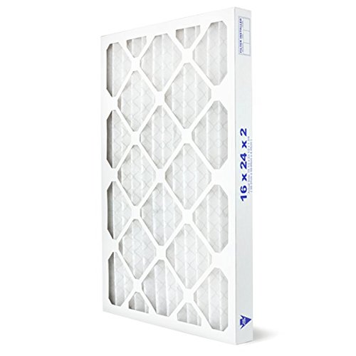 16x24x2 MERV 8 Pleated Air Filters - 12 Pack | Made in USA | HVAC, AC, Furnace Replacement Filters for Dust & Allergens | Perfect for Home, Office & Commercial Use | AIRX FILTERS WICKED CLEAN AIR
