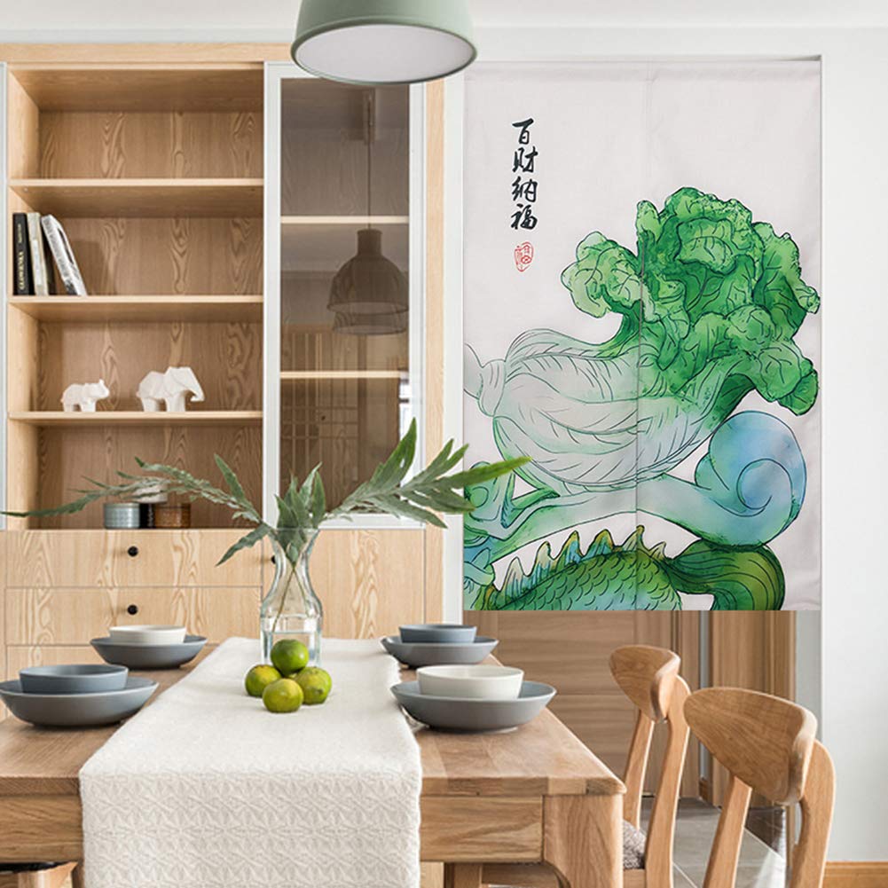 Custom Printed Noren Door Curtain - Personalized Photo Japanese Tapestry for Bedroom & Living Room Decor (35