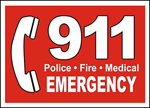 Safety & Warning Vinyl Stickers Bundle - 10 Pack (3.5