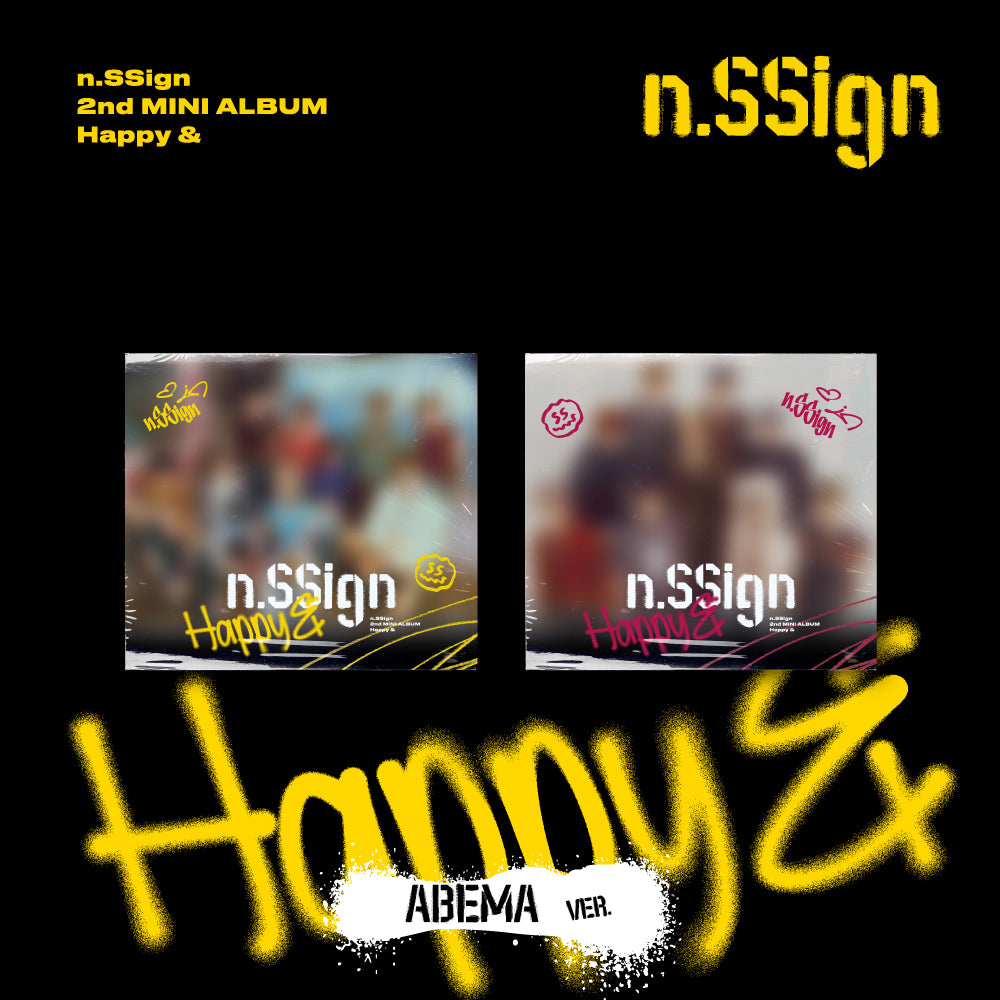 N.SSIGN 2nd Mini Album 'HAPPY &' (ABEMA Version) - Kpop Merchandise for Fans | Perfect for Collectors, Gift Giving & Music Enjoyment