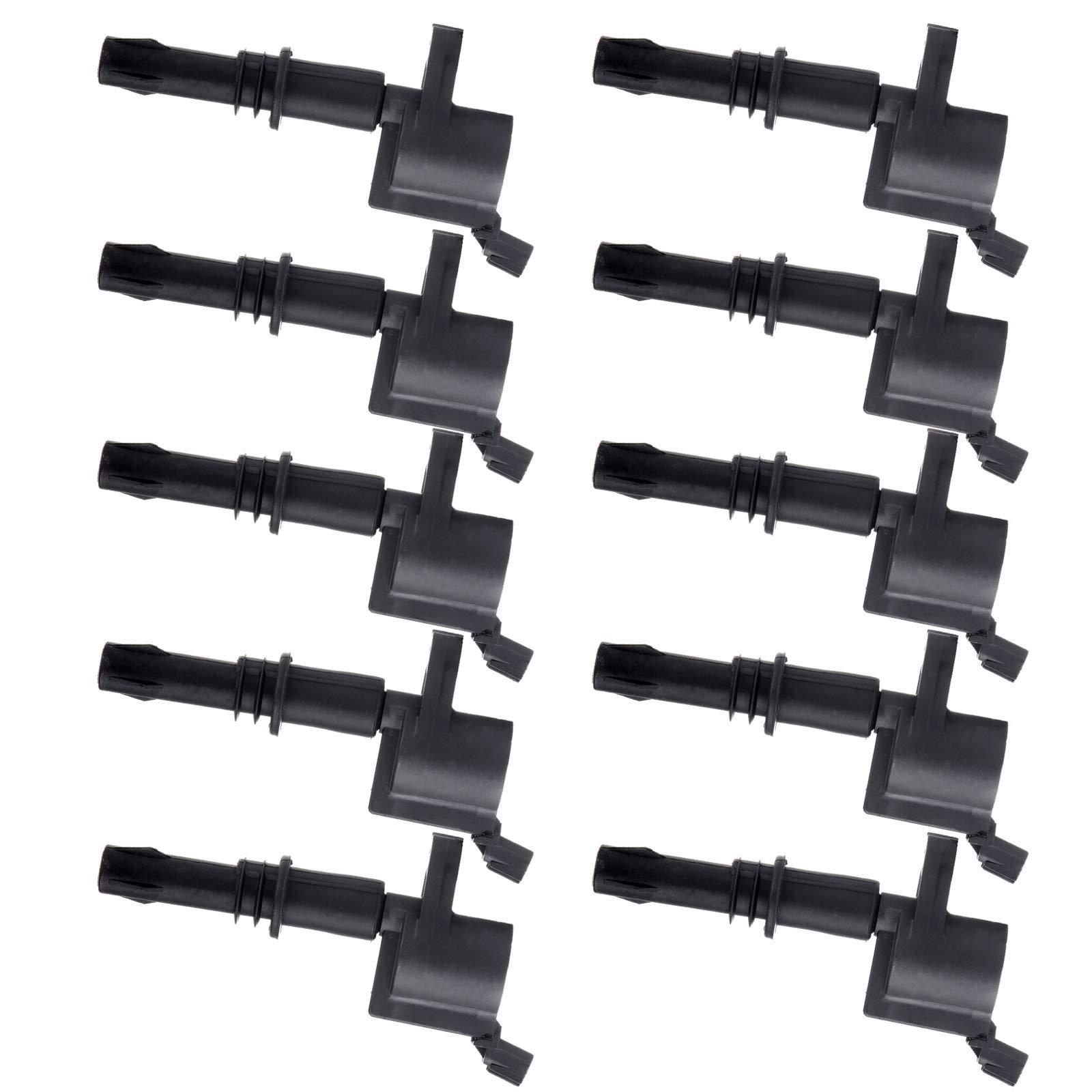 AUTOMUTO 10-Pack Ignition Coil Compatible with 2005-2008 Ford Expedition 5.4L V8 - Replacement for DG511 - Perfect for Engine Tune-Ups & Performance Upgrades