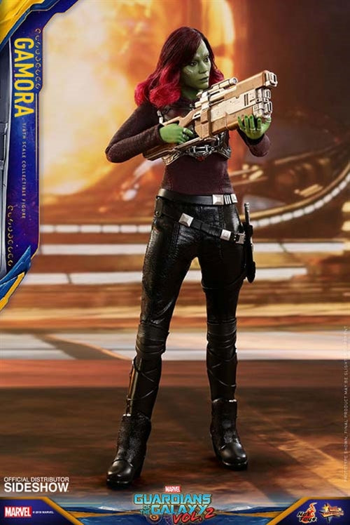 Hot Toys Marvel Guardians of The Galaxy Vol. 2 Gamora 1/6 Scale Collectible Action Figure - Perfect for Display, Gifts & Marvel Fans Collection