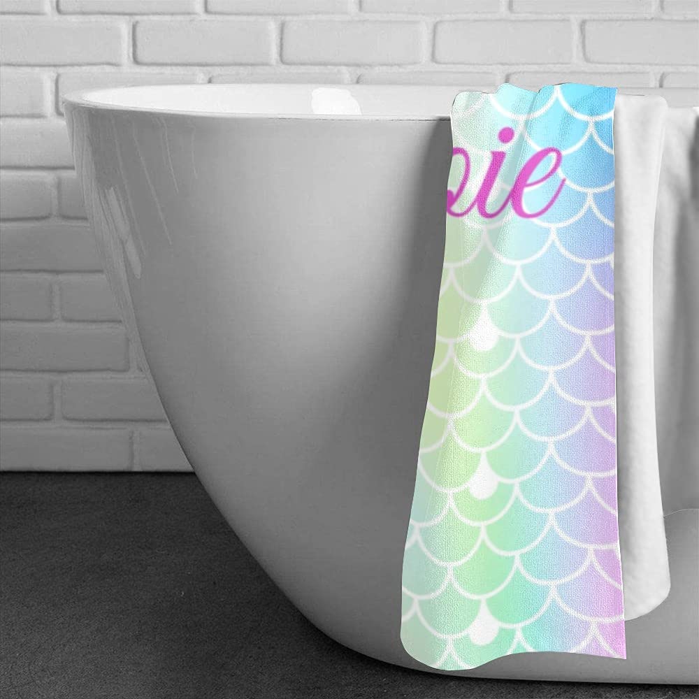 Personalized Beach Towels with Name - Custom Monogrammed Large Soft Quick Dry Towels for Women, Men, Adults - Perfect for Pool, Vacation, Summer Travel & Beach Gifts