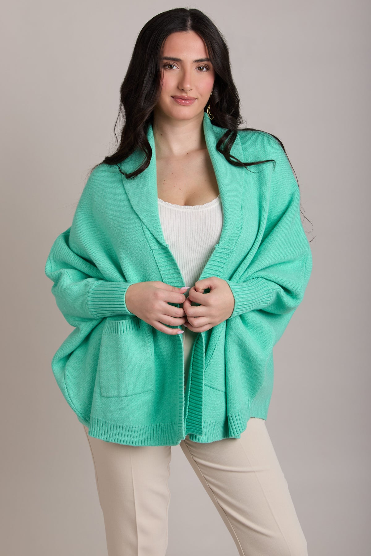 Open Front Oversize Cardigan for Women - Soft Chunky Knit Long Cardigan Sweater | Perfect for Fall, Winter, and Layering Outfits