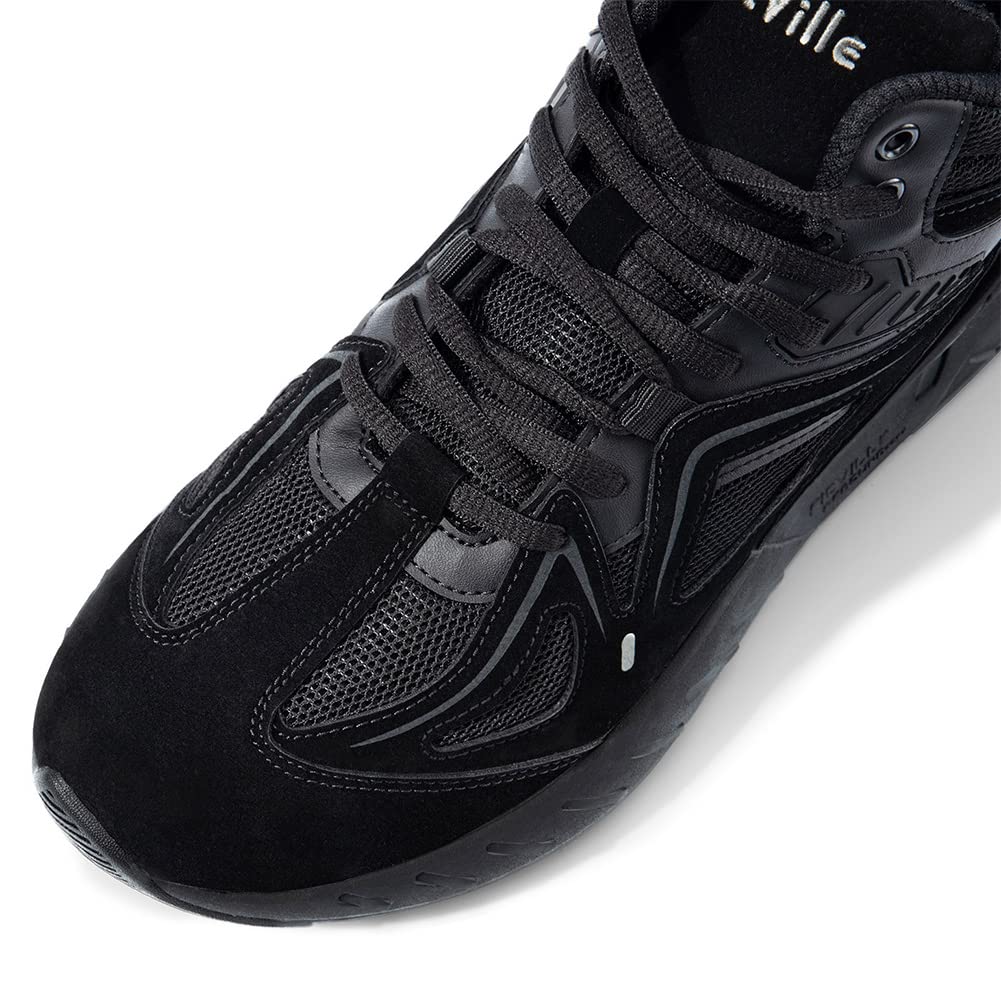 FitVille Extra Wide Basketball Shoes for Men with Flat Feet – High-Top Sneakers with Ankle Support – Perfect for Court Play, Training & Casual Wear