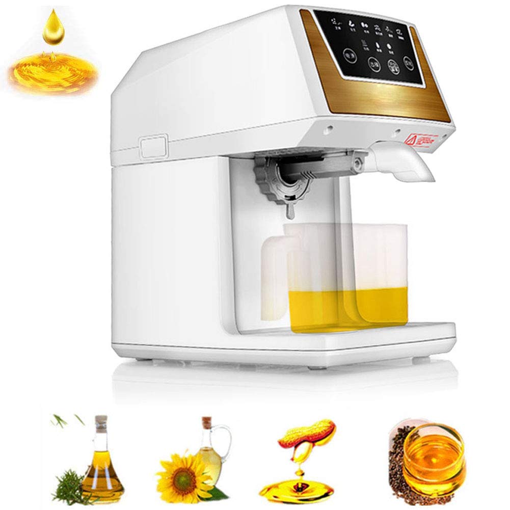 Electric Automatic Hot/Cold Oil Press Machine - High Efficiency Seed Oil Extractor for Coconut, Olive & Linseed - Perfect for Home & Commercial Oil Extraction