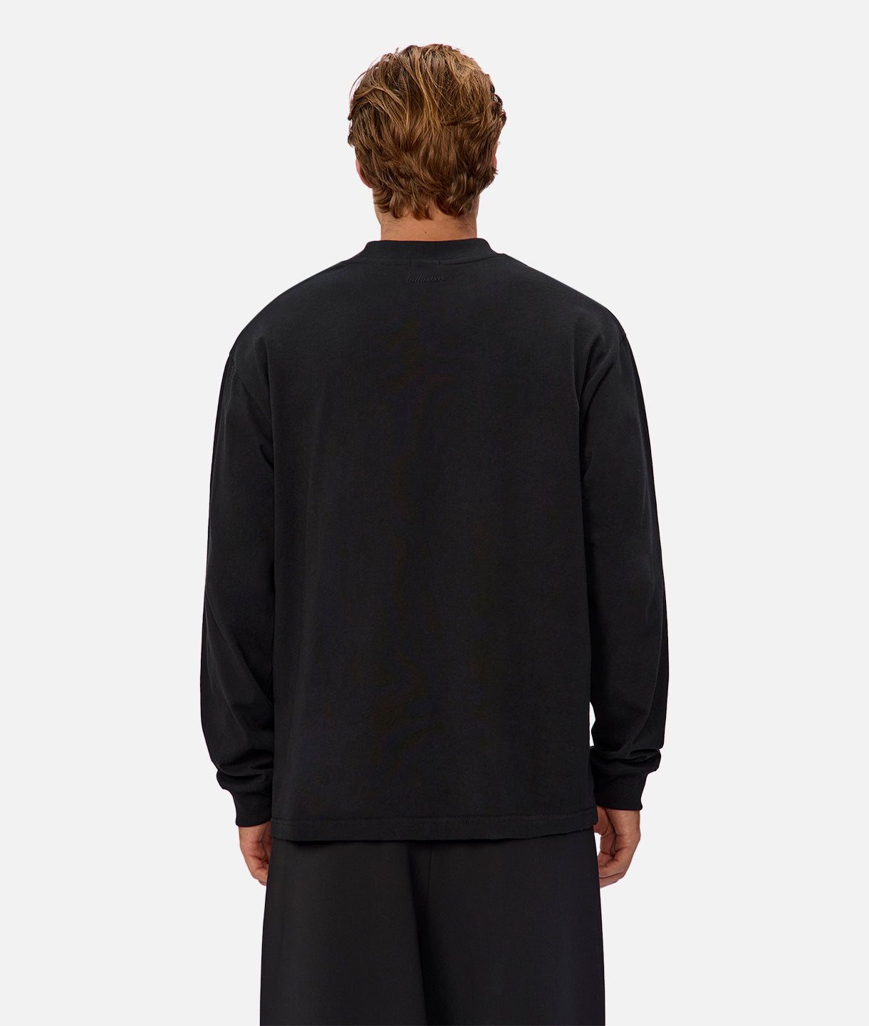 The Islington Mock Neck Tee - Premium Black Cotton T-Shirt for Men | Casual & Layering Essential | Perfect for Everyday Wear, Office & Date Nights