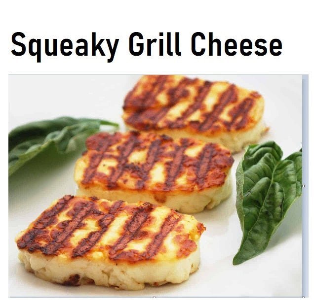Grilled Halloumi Cheese - Squeaky Grilling Cheese for BBQ, Salads & Sandwiches | Perfect for Vegetarian & Mediterranean Dishes