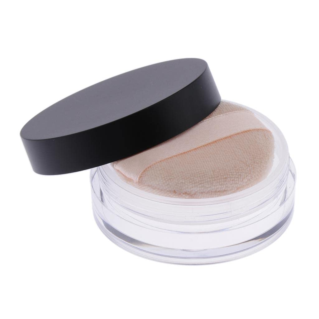 LOSA Portable Loose Powder Container - Travel-Friendly Makeup Case for Women | Compact & Leak-Proof | Perfect for On-the-Go Touchups, Travel Essentials & Daily Makeup Organization