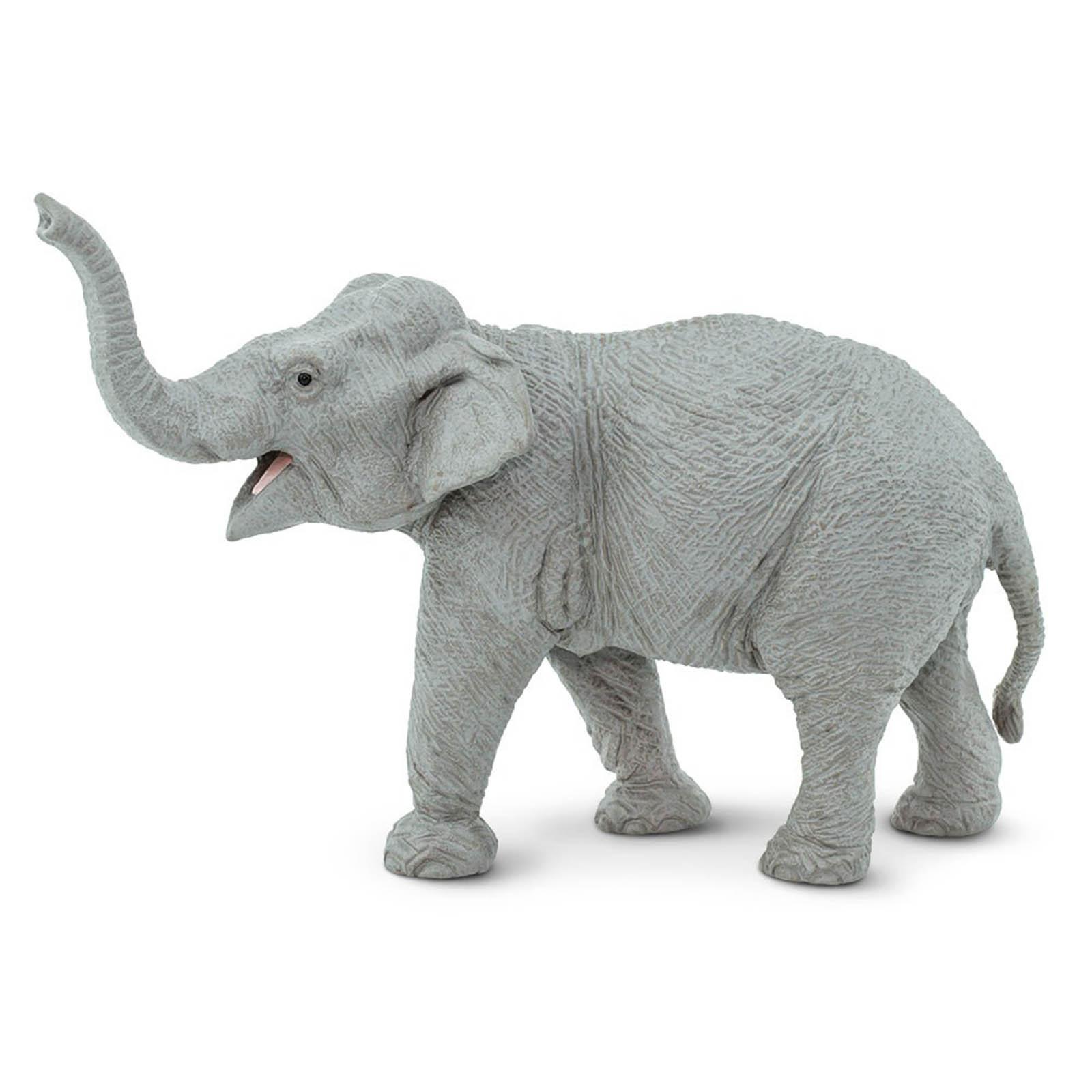 Safari Ltd Asian Elephant Wildlife Figure - Realistic Hand-Painted Toy Animal for Kids, Educational Gift for Nature Lovers - Perfect for Jungle Themed Playrooms, Safari Party Decor & Wildlife Collections
