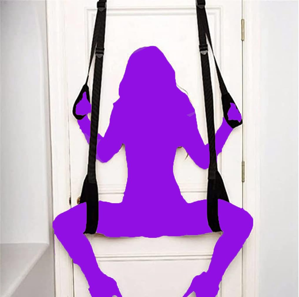 Over The Door Sex Swing for Couples - Heavy Duty Adult Love Swing with Soft Seat | Bedroom Bonding Toy for Enhanced Intimacy & Pure Romance | Perfect for Spicing Up Your Relationship & Creating Memorable Moments