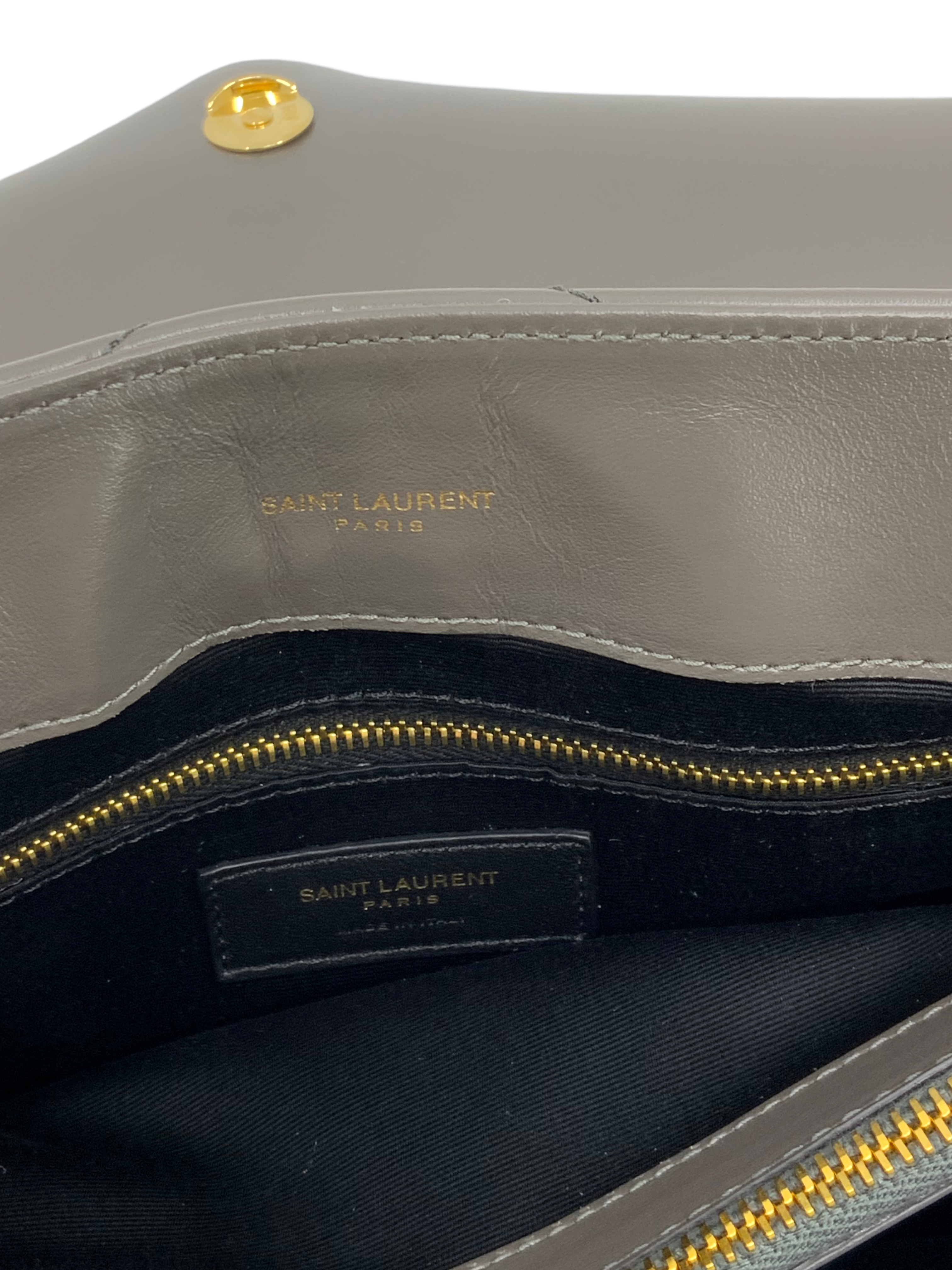 SAINT LAURENT Loulou Medium Shoulder Bag - Genuine Calfskin Leather Crossbody Purse for Women | Perfect for Work, Date Night & Travel Accessories