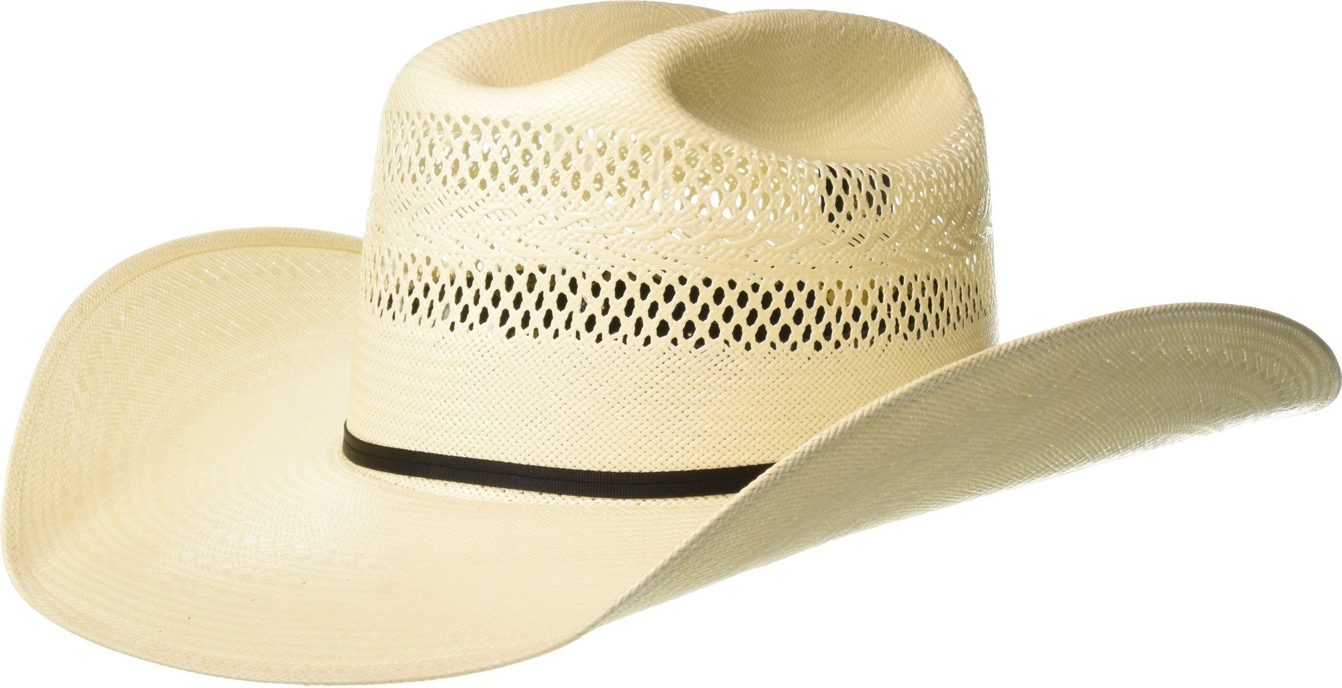 ARIAT Unisex 20X Straw Cowboy Hat A73170 - Western Style Sun Protection for Men & Women - Perfect for Rodeo, Ranch Work, and Outdoor Adventures
