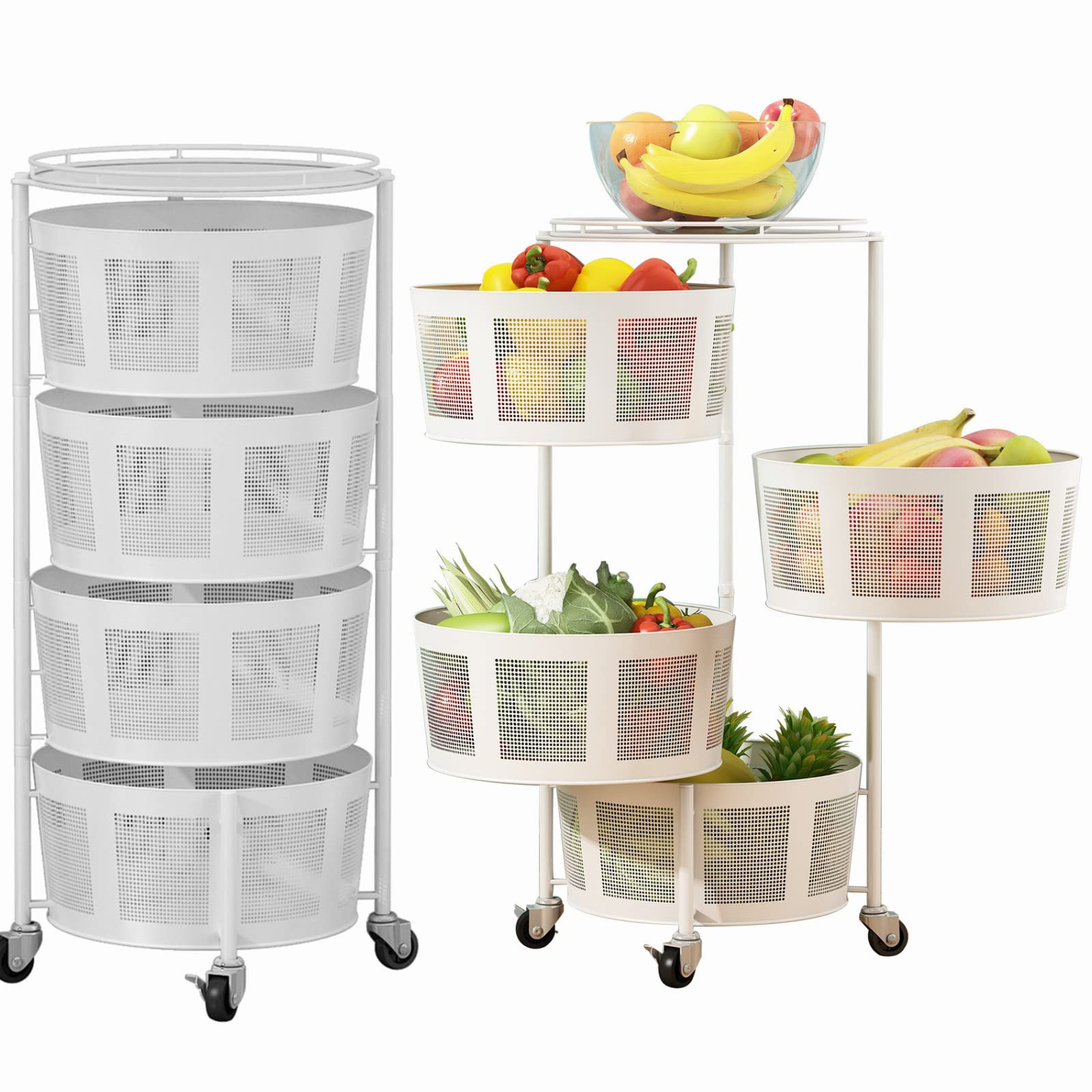 A Kitchen Revolution: The Story of Emma and Her Firlar 4-Tier Rotating Kitchen Shelf