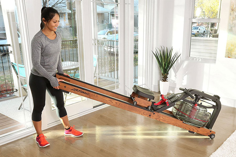 Life Fitness HX Row Trainer Water Rower - Premium Home Gym Equipment for Full-Body Workout | Perfect for Cardio Training, Strength Building & Indoor Rowing Exercises