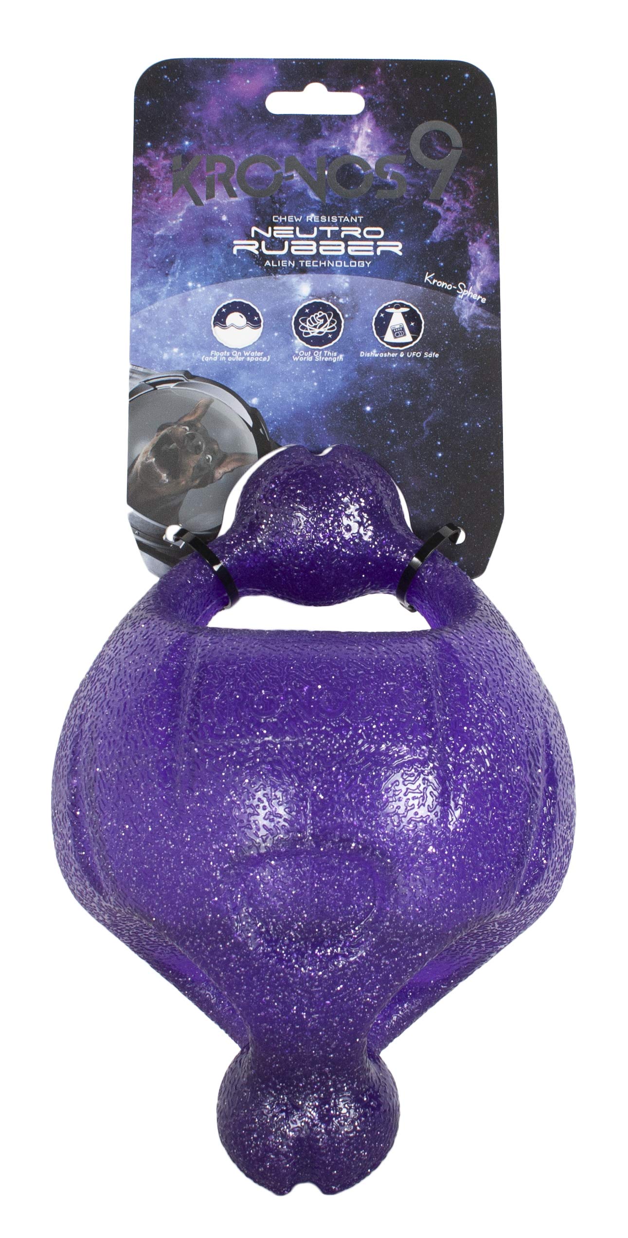 Durable Kronos9 Sphere Interactive Dog Toy for Chewing & Fetch - Perfect for Indoor & Outdoor Playtime