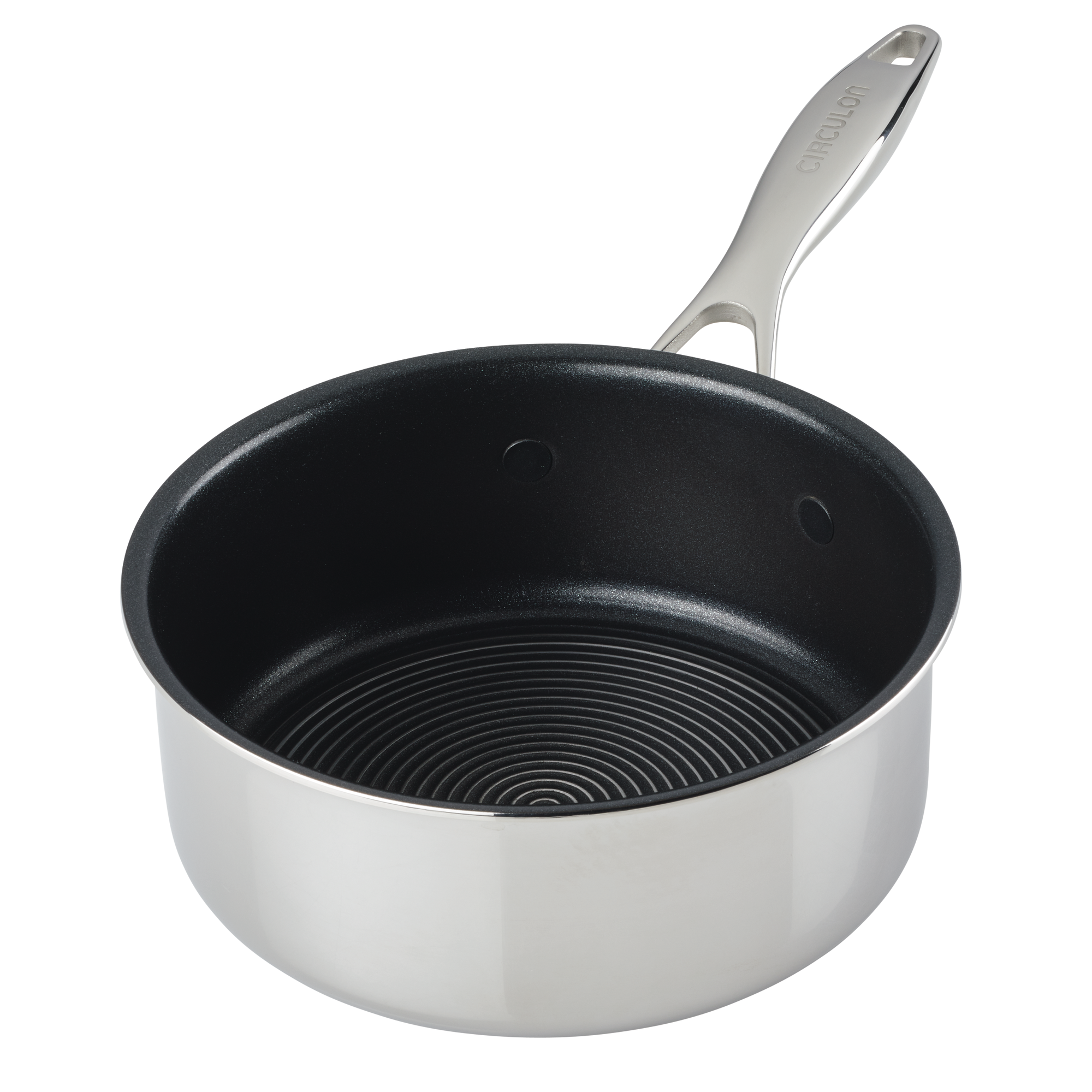 2 Quart Covered Saucepan with Lid - Stainless Steel Cooking Pot for Boiling, Simmering & Sauces - Perfect for Stovetop, Induction & Gas Cooktops - Ideal for Home Kitchen & Professional Chefs