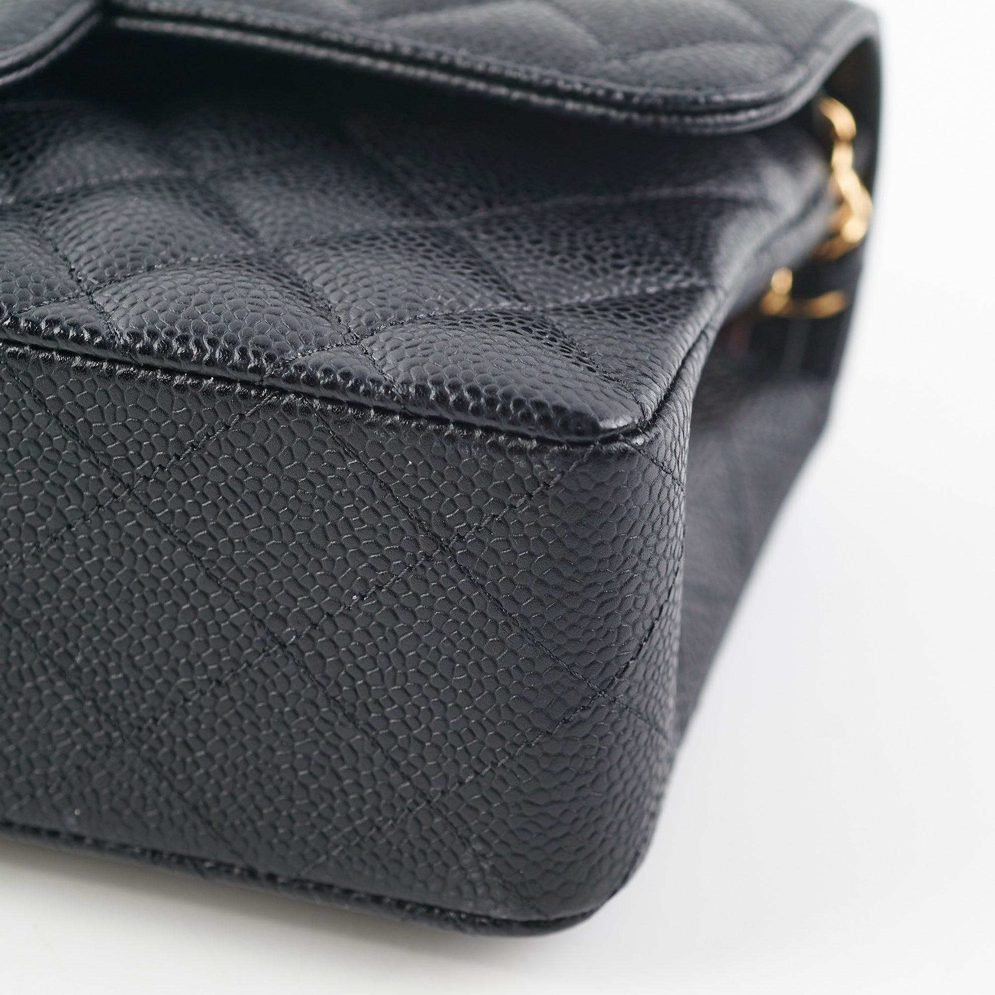 Chanel Small Classic Double Flap Bag in Black Caviar Leather - Luxury Handbag for Women, Perfect for Parties, Work & Everyday Use