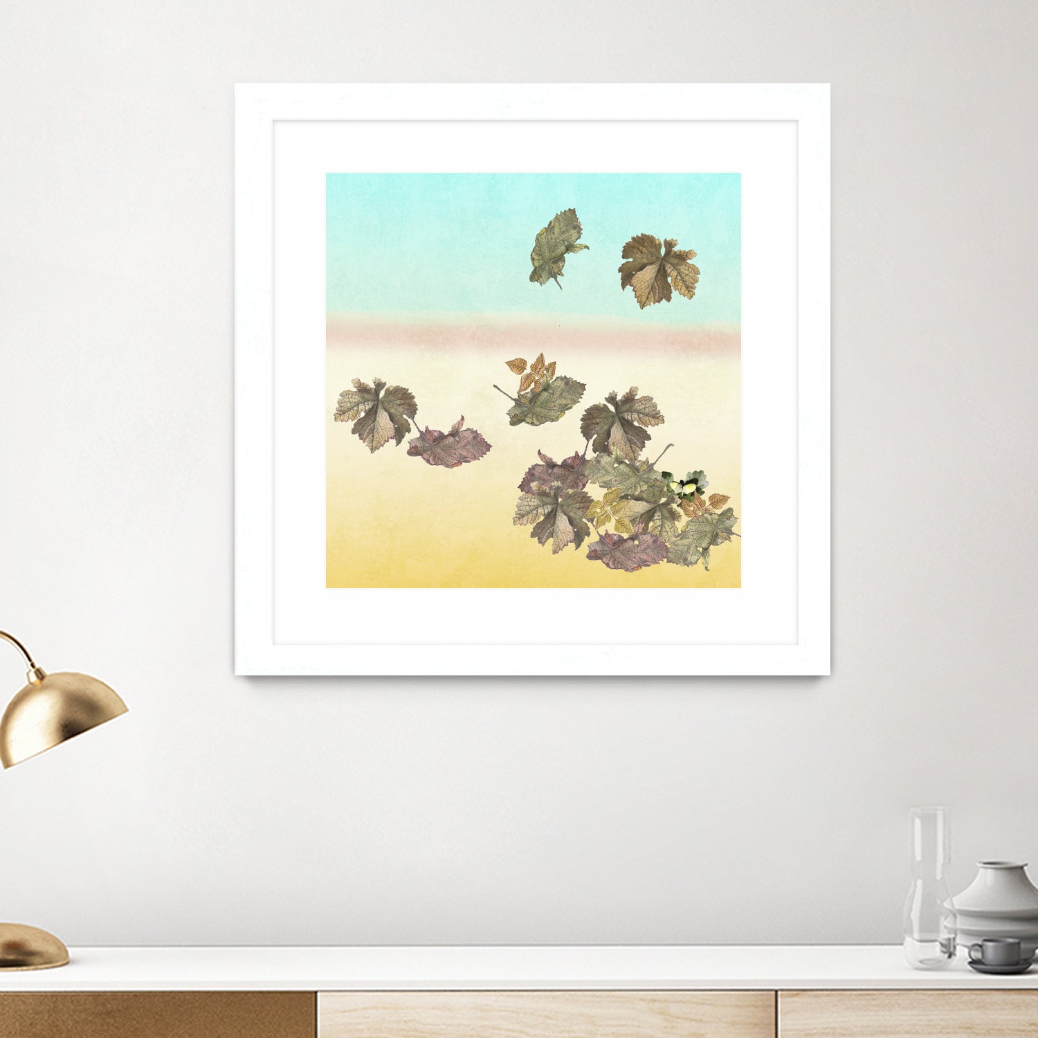 Autumn Leaves Decor - Fall Foliage Wall Art for Home & Office - Perfect for Seasonal Thanksgiving & Halloween Decorations
