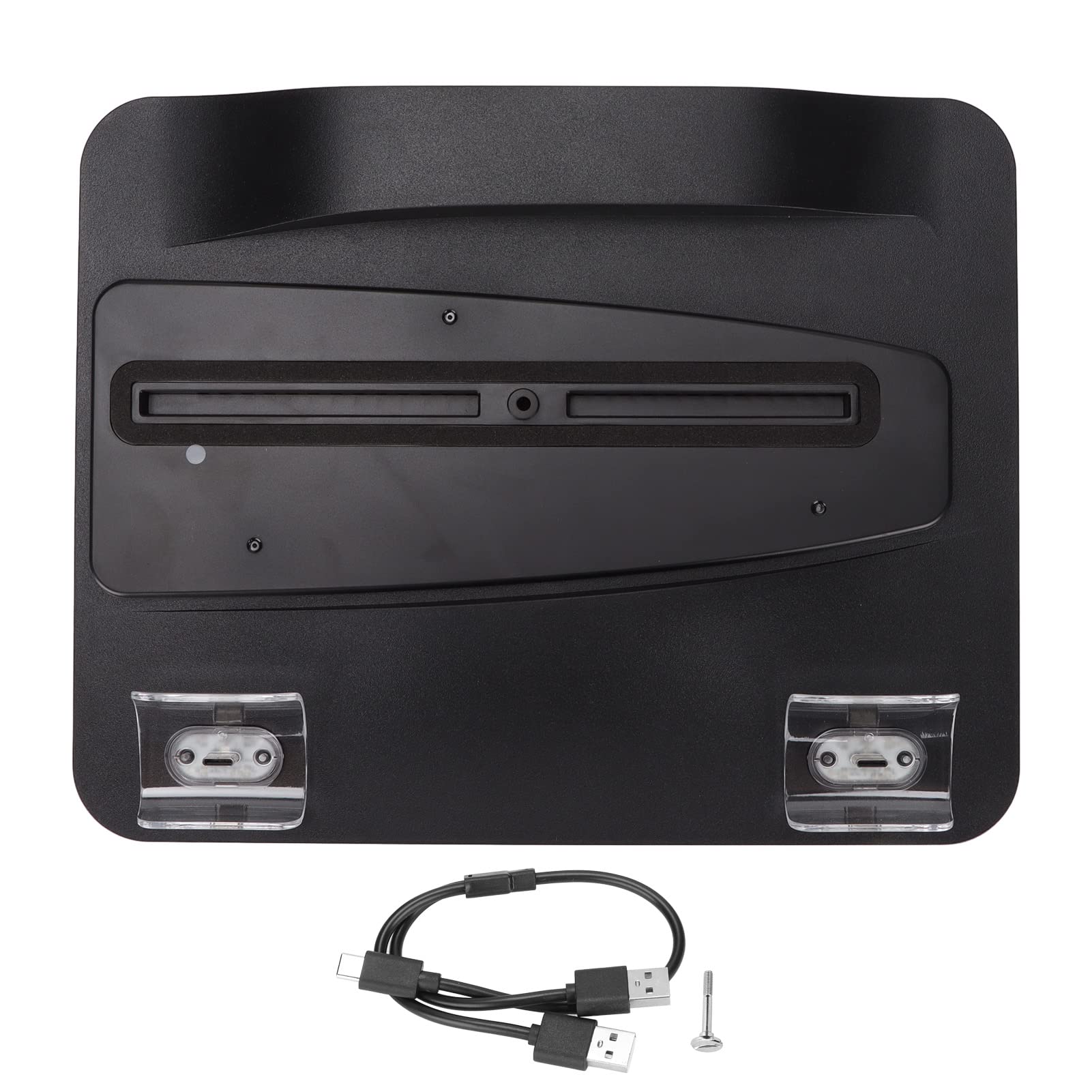 GOWENIC PS5 Cooling Fan Stand with 2 USB Ports - Silent Cooling Station Base for PlayStation 5 Console (Black) | Enhanced Airflow for Long Gaming Sessions | Perfect PS5 Accessory for Gaming Setups & Entertainment Centers