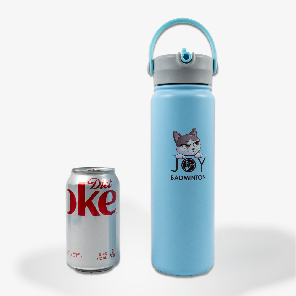 Joy Sports Water Bottle - Leak Proof, BPA Free, 24oz Insulated Stainless Steel Bottle for Gym, Running, Hiking & Outdoor Activities