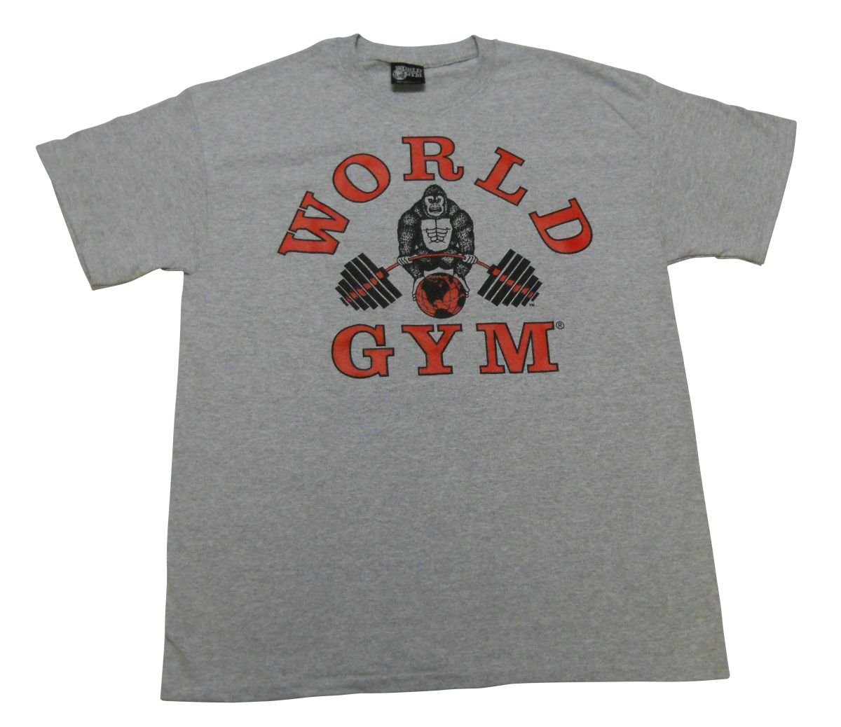 World Gym Tee - Premium Cotton Workout T-Shirt for Men & Women | Comfortable Fitness & Training Apparel | Gym, Running, Yoga, Casual Wear