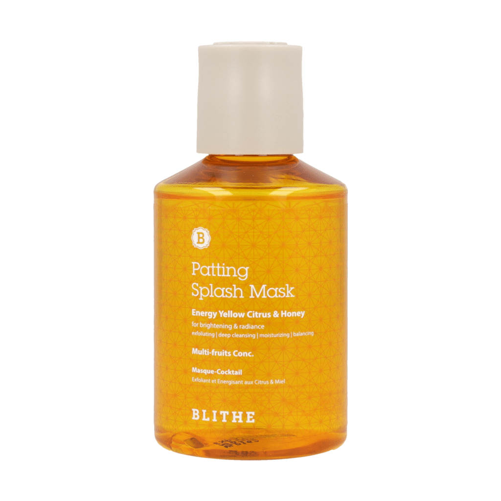 BLITHE Patting Splash Mask with Energy Citrus & Honey - 150ml Hydrating Facial Treatment for Glowing Skin | Perfect for Morning Routine & Post-Workout Refreshment