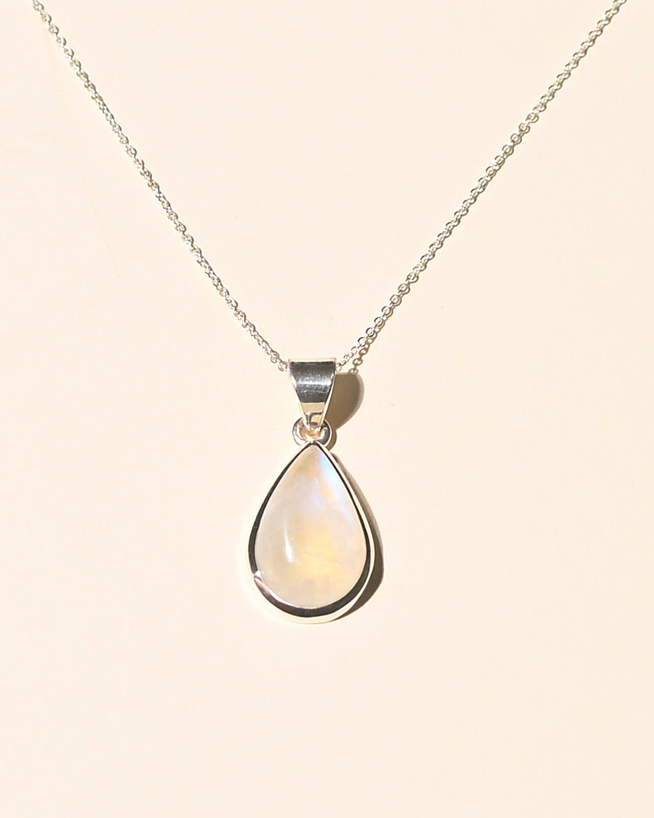 Moonstone Necklace for Women – Healing Crystal Jewelry for Meditation, Yoga & Spiritual Balance | Elegant Boho Pendant Gift